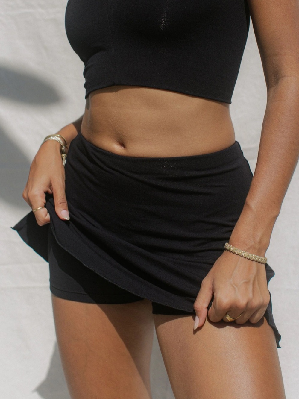 Indigo Luna Earth Angel Skort (black S/M) - Picture 2 of 4